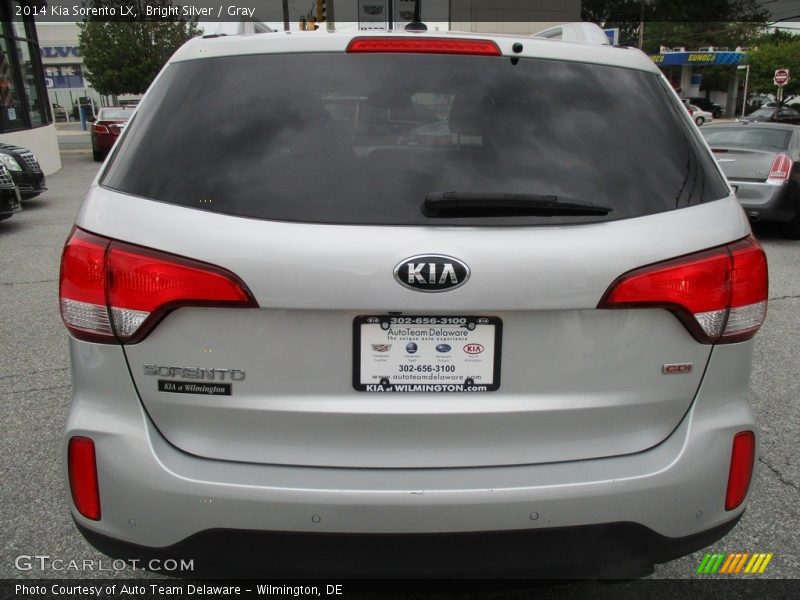 Bright Silver / Gray 2014 Kia Sorento LX