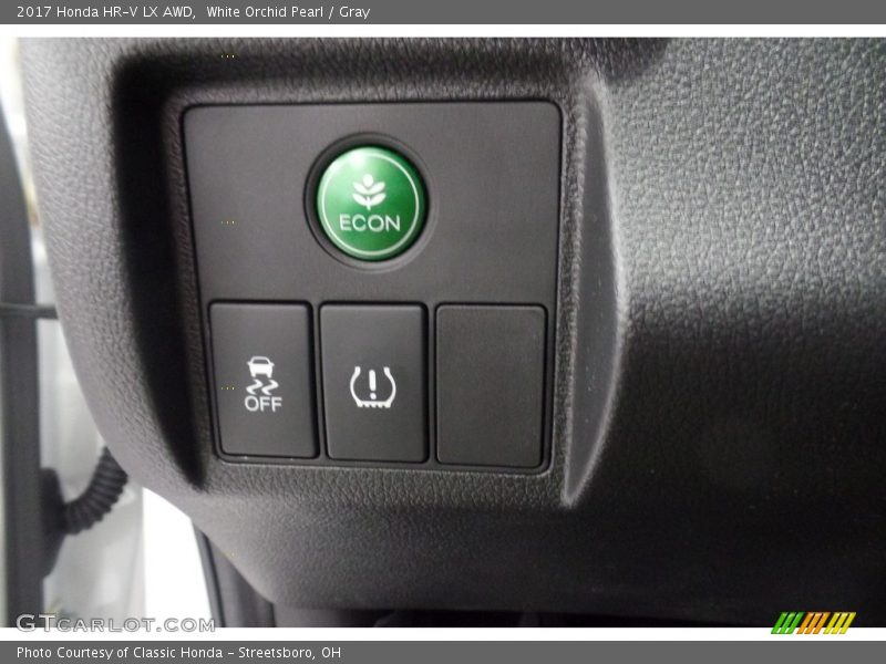 White Orchid Pearl / Gray 2017 Honda HR-V LX AWD