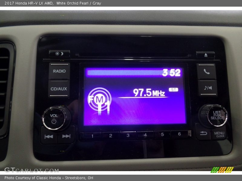 White Orchid Pearl / Gray 2017 Honda HR-V LX AWD