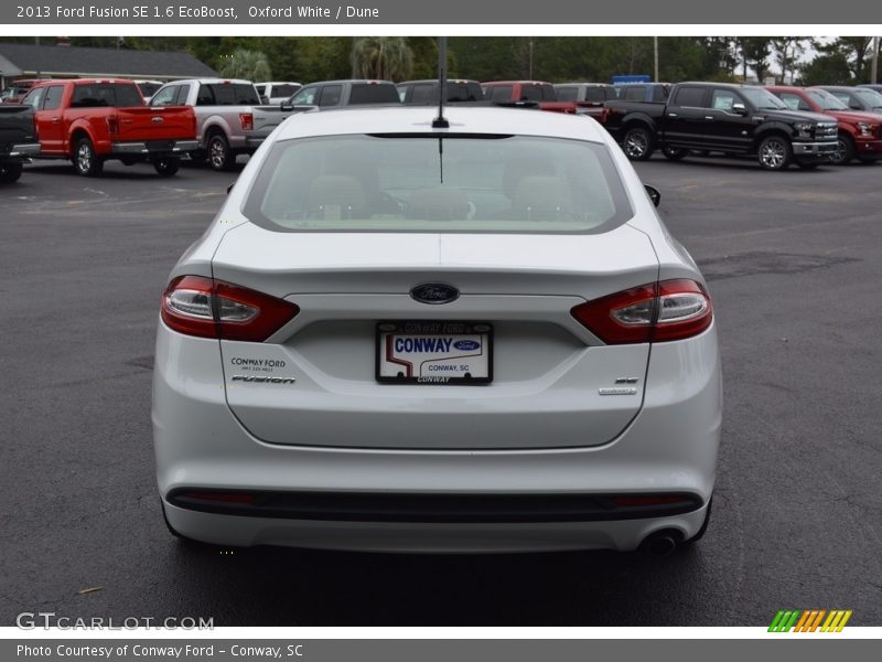 Oxford White / Dune 2013 Ford Fusion SE 1.6 EcoBoost