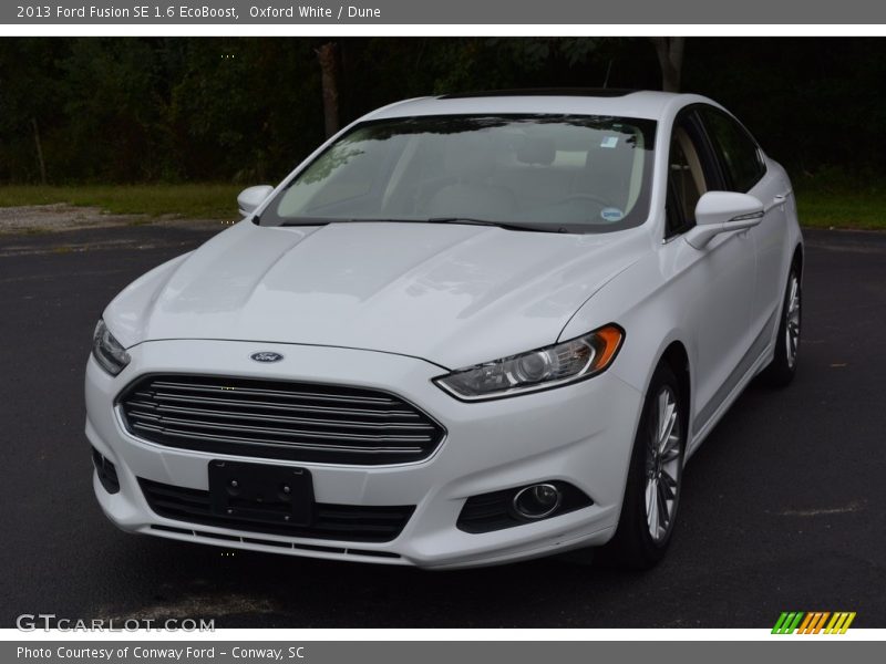 Oxford White / Dune 2013 Ford Fusion SE 1.6 EcoBoost