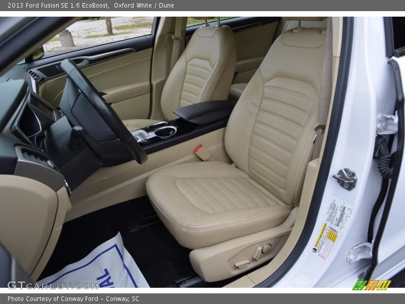 Oxford White / Dune 2013 Ford Fusion SE 1.6 EcoBoost