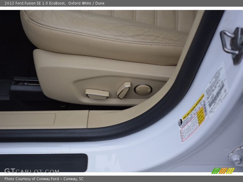 Oxford White / Dune 2013 Ford Fusion SE 1.6 EcoBoost