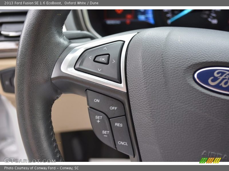 Oxford White / Dune 2013 Ford Fusion SE 1.6 EcoBoost