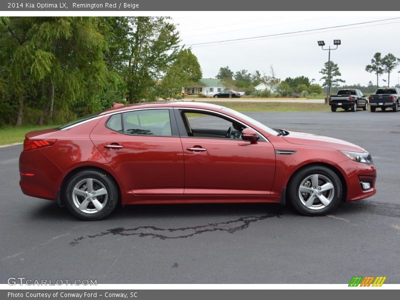 Remington Red / Beige 2014 Kia Optima LX