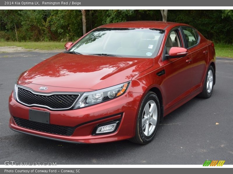 Remington Red / Beige 2014 Kia Optima LX