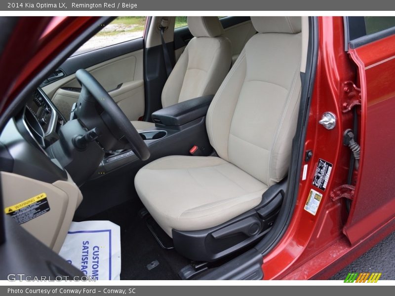 Remington Red / Beige 2014 Kia Optima LX
