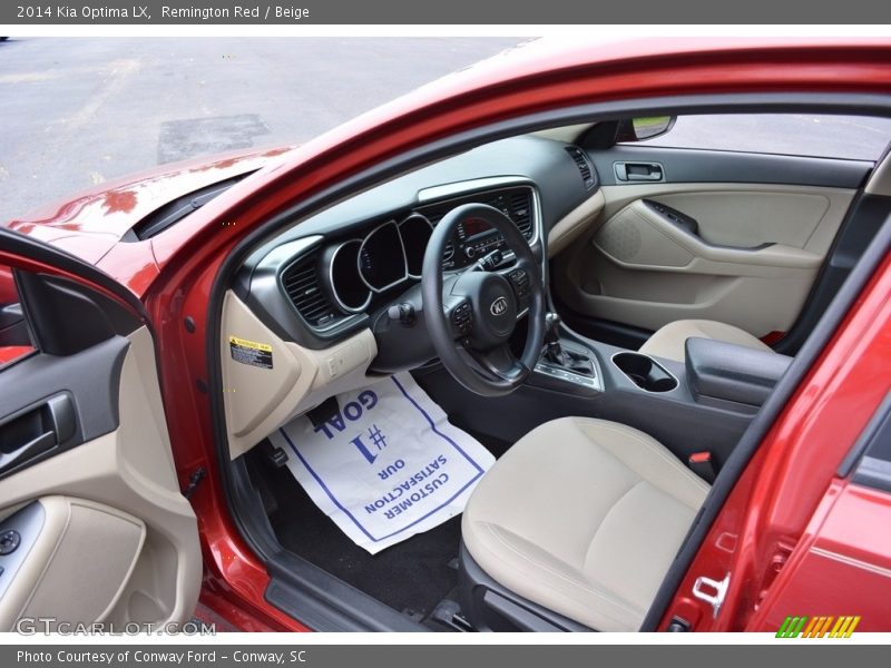 Remington Red / Beige 2014 Kia Optima LX