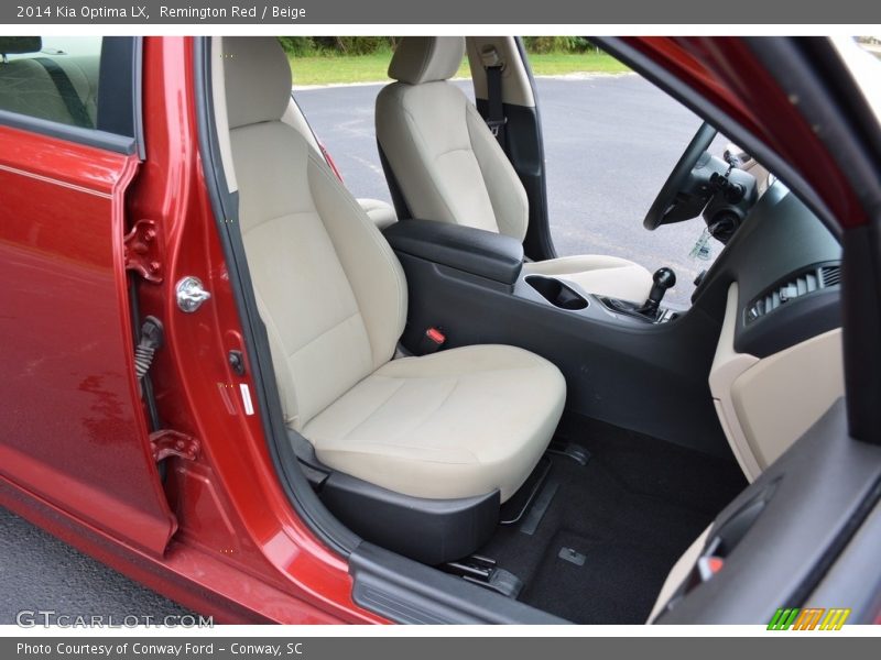 Remington Red / Beige 2014 Kia Optima LX