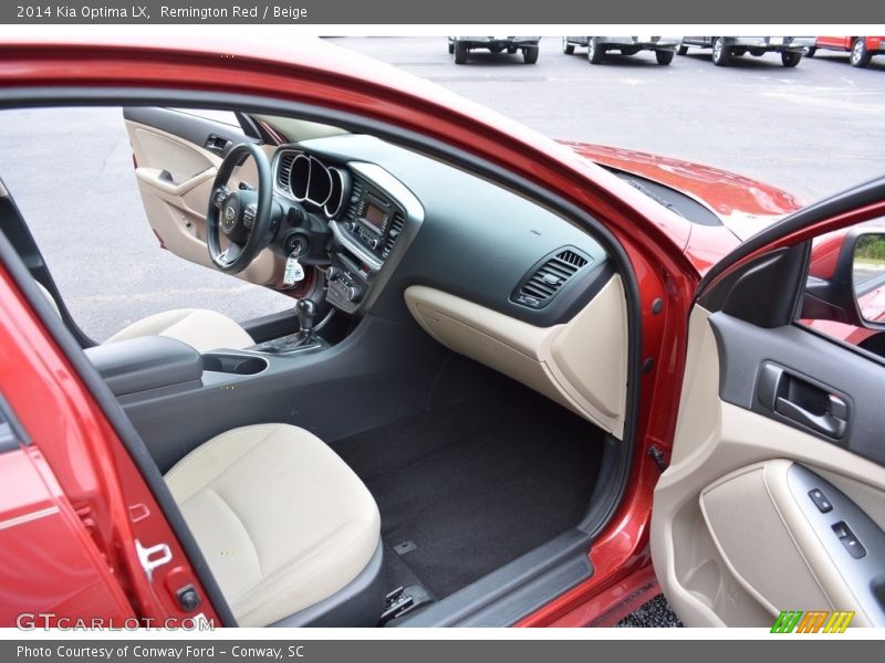 Remington Red / Beige 2014 Kia Optima LX