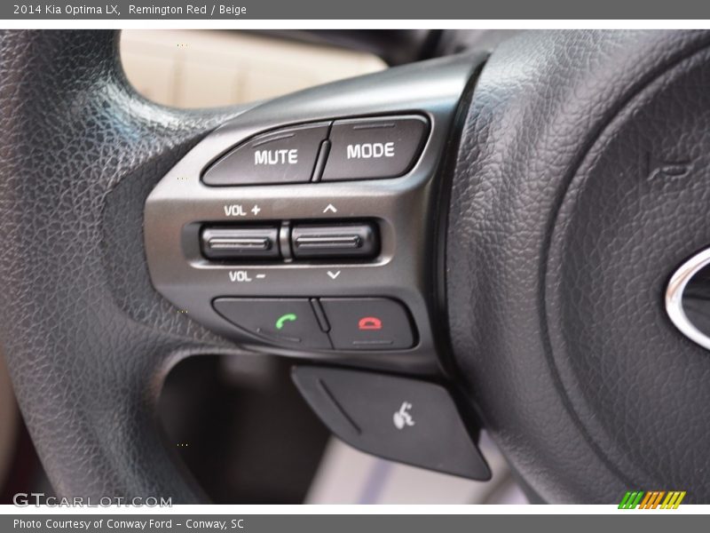 Remington Red / Beige 2014 Kia Optima LX
