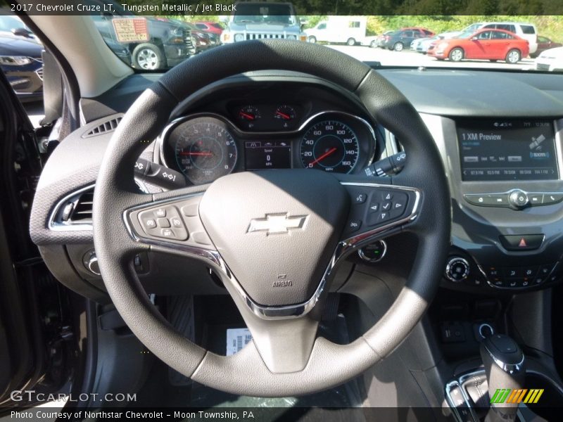 Tungsten Metallic / Jet Black 2017 Chevrolet Cruze LT