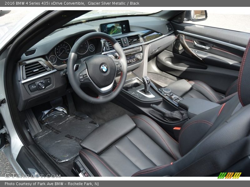Glacier Silver Metallic / Black 2016 BMW 4 Series 435i xDrive Convertible