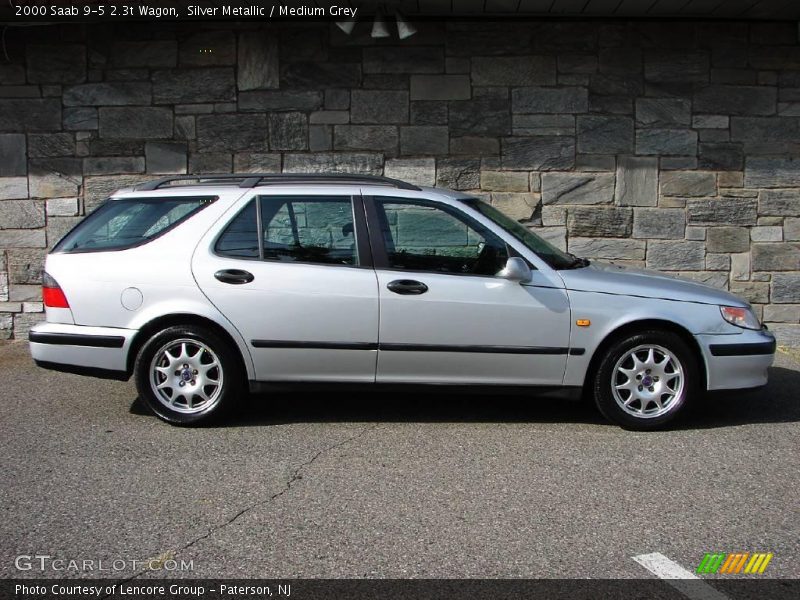 Silver Metallic / Medium Grey 2000 Saab 9-5 2.3t Wagon