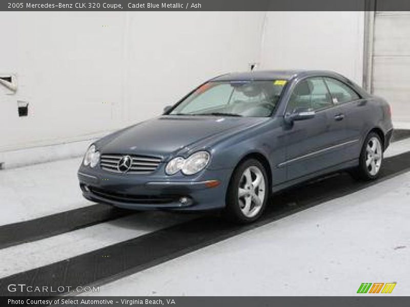 Cadet Blue Metallic / Ash 2005 Mercedes-Benz CLK 320 Coupe