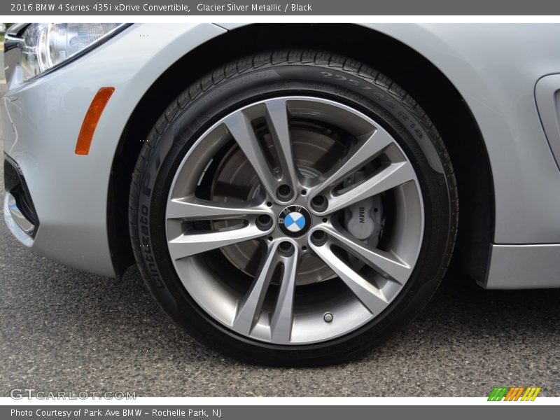 Glacier Silver Metallic / Black 2016 BMW 4 Series 435i xDrive Convertible