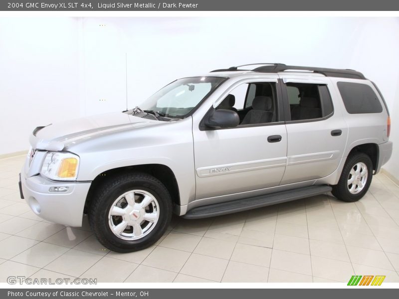 Liquid Silver Metallic / Dark Pewter 2004 GMC Envoy XL SLT 4x4
