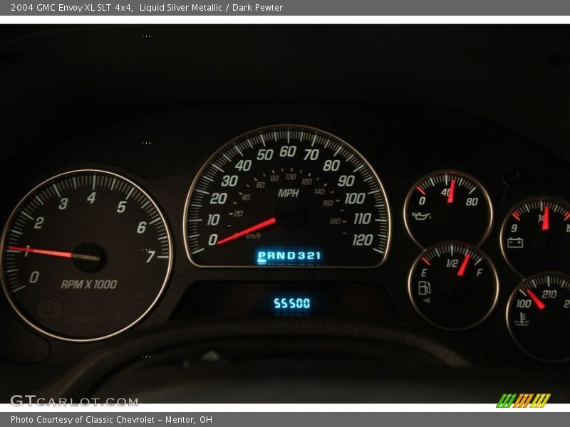 Liquid Silver Metallic / Dark Pewter 2004 GMC Envoy XL SLT 4x4