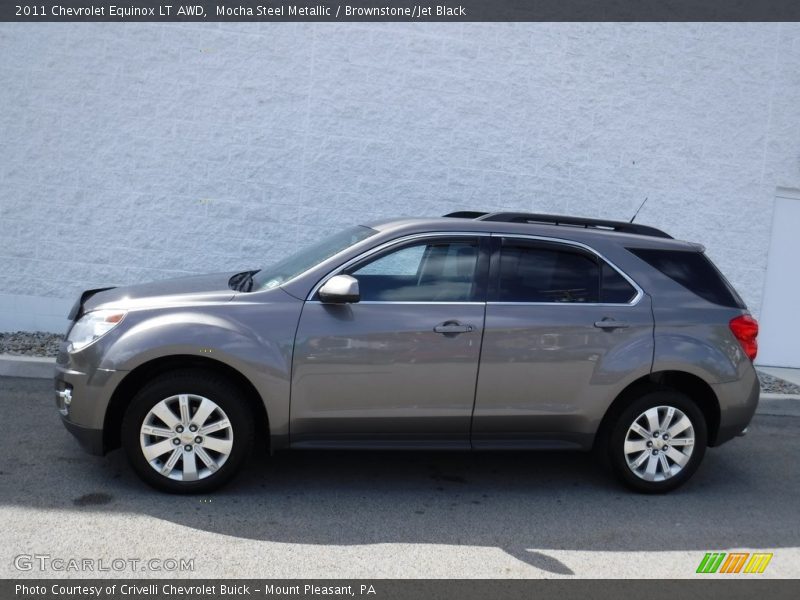 Mocha Steel Metallic / Brownstone/Jet Black 2011 Chevrolet Equinox LT AWD