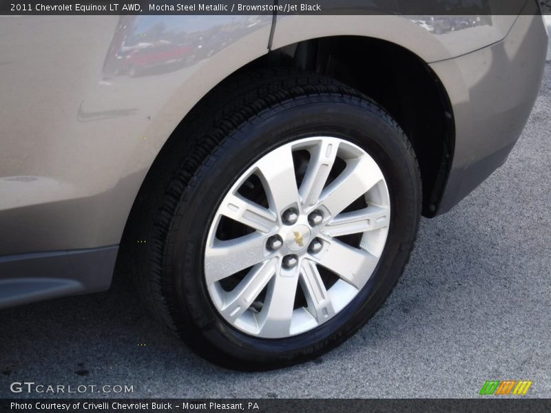 Mocha Steel Metallic / Brownstone/Jet Black 2011 Chevrolet Equinox LT AWD