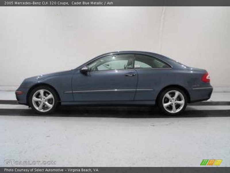 Cadet Blue Metallic / Ash 2005 Mercedes-Benz CLK 320 Coupe