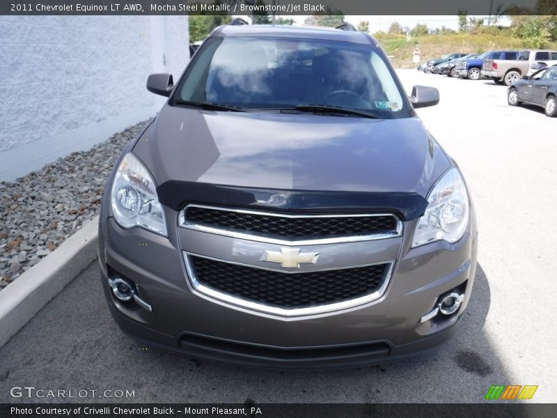 Mocha Steel Metallic / Brownstone/Jet Black 2011 Chevrolet Equinox LT AWD