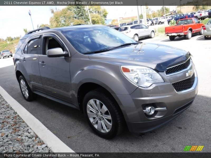 Mocha Steel Metallic / Brownstone/Jet Black 2011 Chevrolet Equinox LT AWD