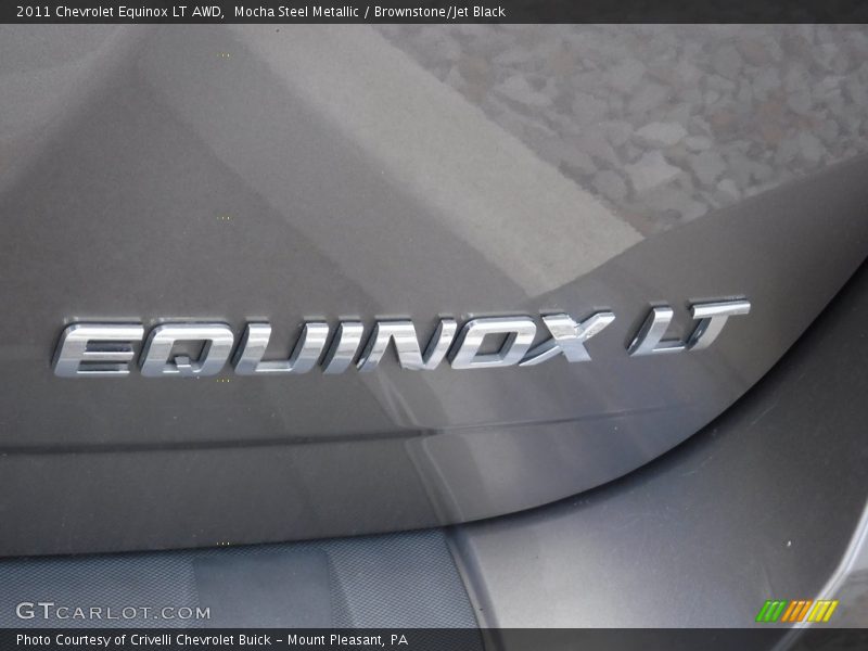 Mocha Steel Metallic / Brownstone/Jet Black 2011 Chevrolet Equinox LT AWD
