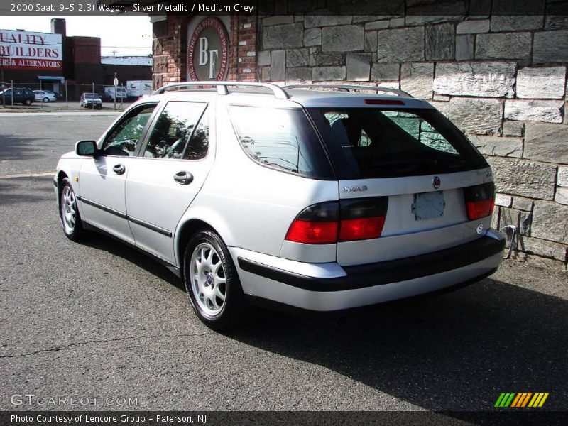 Silver Metallic / Medium Grey 2000 Saab 9-5 2.3t Wagon