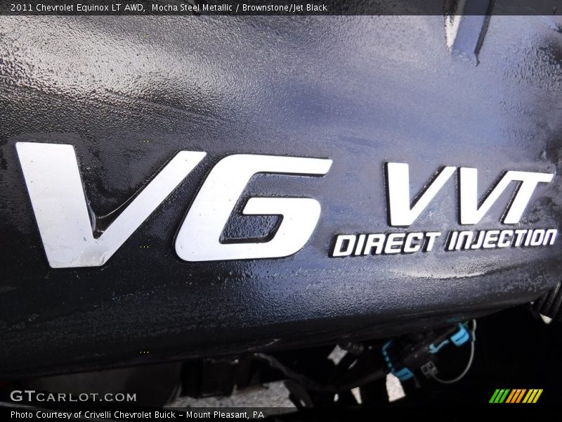 Mocha Steel Metallic / Brownstone/Jet Black 2011 Chevrolet Equinox LT AWD