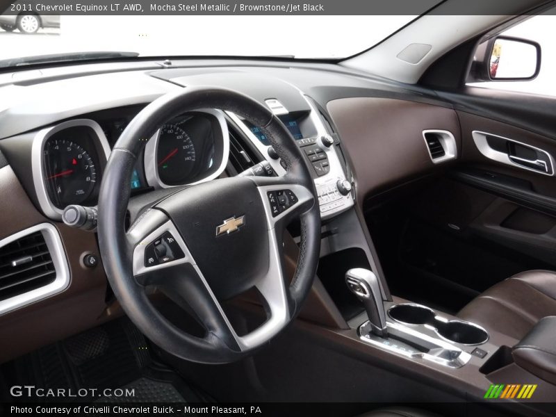 Mocha Steel Metallic / Brownstone/Jet Black 2011 Chevrolet Equinox LT AWD