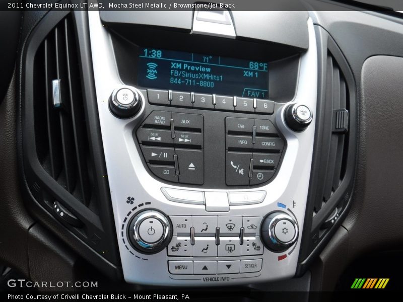 Mocha Steel Metallic / Brownstone/Jet Black 2011 Chevrolet Equinox LT AWD