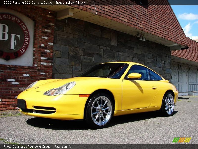 Speed Yellow / Black 2001 Porsche 911 Carrera Coupe