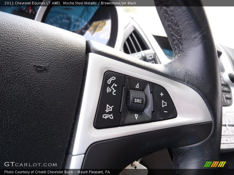Mocha Steel Metallic / Brownstone/Jet Black 2011 Chevrolet Equinox LT AWD