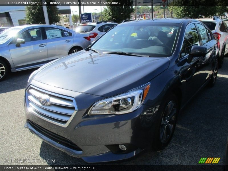 Carbide Gray Metallic / Slate Black 2017 Subaru Legacy 3.6R Limited
