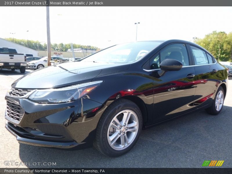 Mosaic Black Metallic / Jet Black 2017 Chevrolet Cruze LT