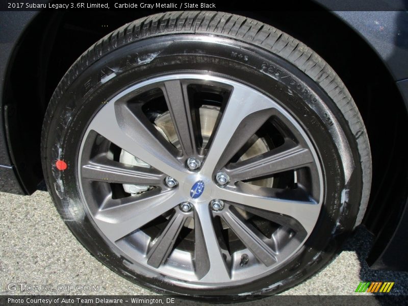Carbide Gray Metallic / Slate Black 2017 Subaru Legacy 3.6R Limited