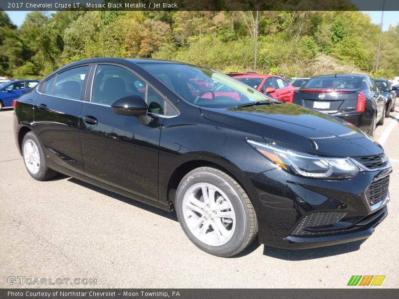 Mosaic Black Metallic / Jet Black 2017 Chevrolet Cruze LT