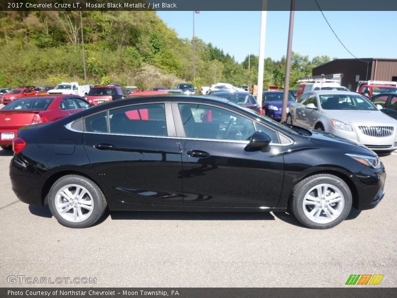 Mosaic Black Metallic / Jet Black 2017 Chevrolet Cruze LT
