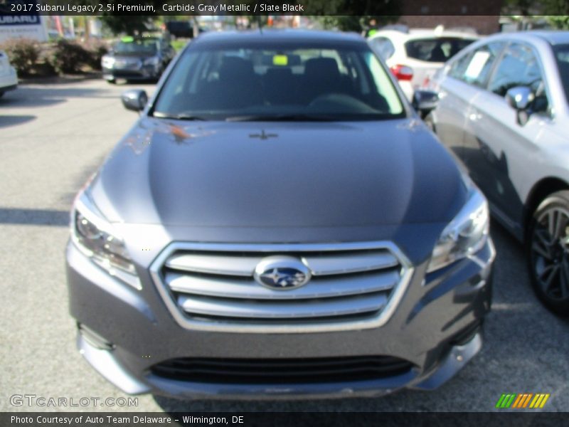 Carbide Gray Metallic / Slate Black 2017 Subaru Legacy 2.5i Premium