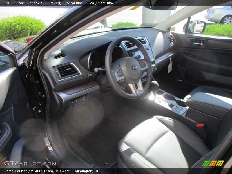 Crystal Black Silica / Slate Black 2017 Subaru Legacy 2.5i Limited