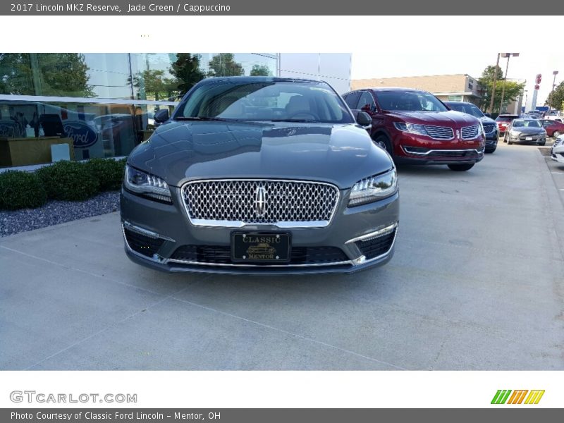 Jade Green / Cappuccino 2017 Lincoln MKZ Reserve