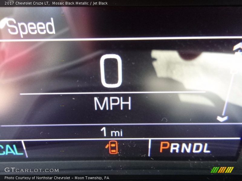 Mosaic Black Metallic / Jet Black 2017 Chevrolet Cruze LT
