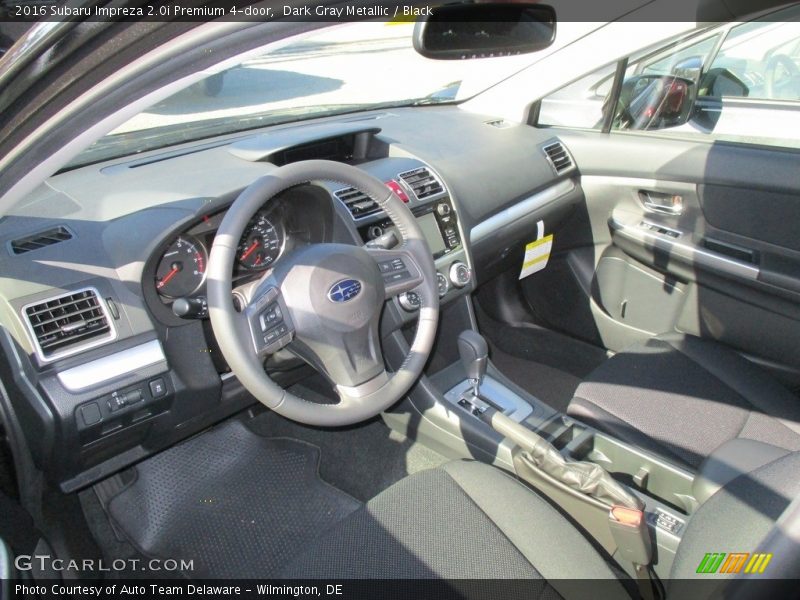 Dark Gray Metallic / Black 2016 Subaru Impreza 2.0i Premium 4-door