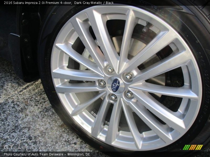 Dark Gray Metallic / Black 2016 Subaru Impreza 2.0i Premium 4-door