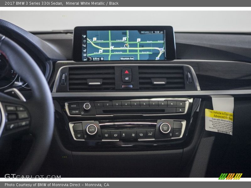 Mineral White Metallic / Black 2017 BMW 3 Series 330i Sedan