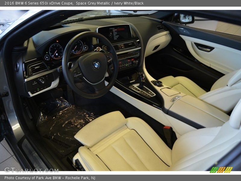  2016 6 Series 650i xDrive Coupe Ivory White/Black Interior