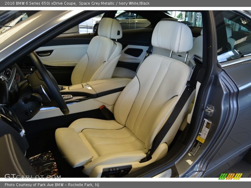 Front Seat of 2016 6 Series 650i xDrive Coupe