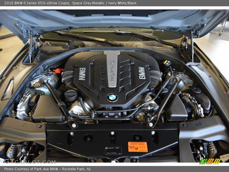  2016 6 Series 650i xDrive Coupe Engine - 4.4 Liter DI TwinPower Turbocharged DOHC 32-Valve VVT V8
