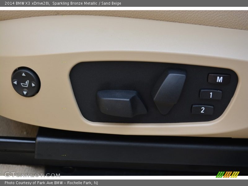 Sparkling Bronze Metallic / Sand Beige 2014 BMW X3 xDrive28i
